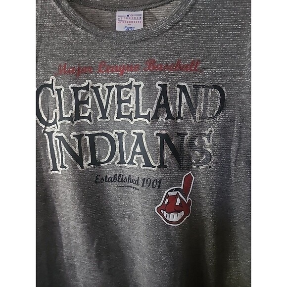 MLB Genuine Merchandise Campus Lifestyle Cleveland Indians New XL Baseball B7 - Picture 2 of 4